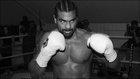 David Haye prepares for his fight
