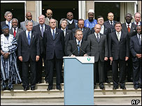 G8 toplantısına katılan liderler