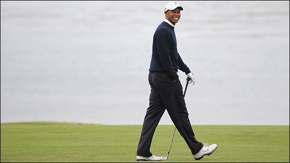 World number one Tiger Woods