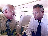 Hai ông Mikhail Gorbachev và Alexander Lebedev 