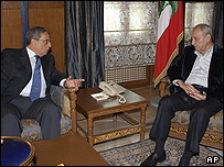 نبیه بری، عمرو موسی 