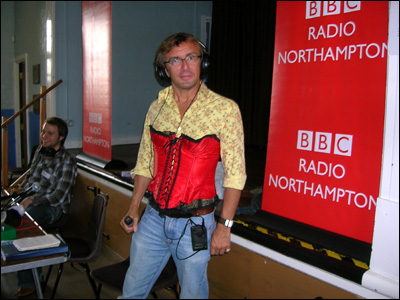 Bernie gets dressed in a nice gift - a basque