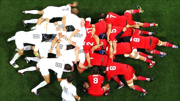 England scrummaging