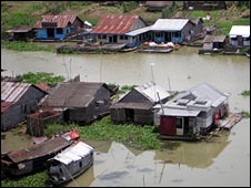 Làng nổi ở Biển Hồ