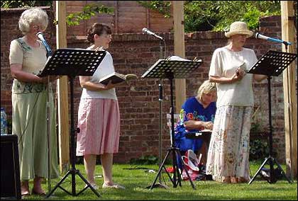 A church group's presentation