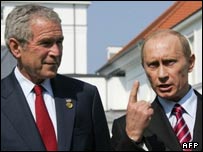 پوتین و بوش