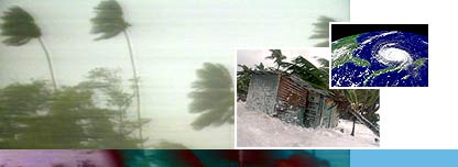 Imagens de um ciclone