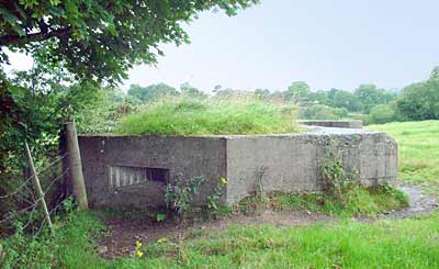 Pill Box on the banks of the River Bann just off the Gilford to Portadown Road