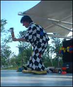 Korean mime artist
