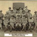 Royal Indian Army Service Corp. Tandiapet India. Peter 2nd left front row Royal Indian Army Service Corp. Tandiapet India. Peter 2nd left front row
