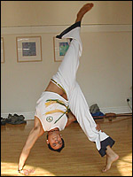 Capoeira instructor Edy Alves