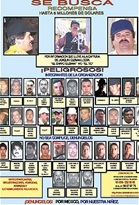 Mexico 2005 most wanted list