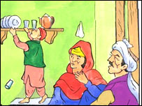 اکبر، زرمينه او ثمرګل