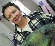 Ewa Wawrzyniak and some glass art