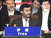 احمدی نژاد در اجلاس شانگهای