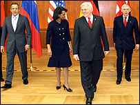 وزيران خارجه چهار کشور در برلين