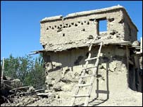 تباہ شدہ گھر