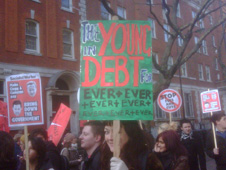 Malet Street at 12.43pm on Thursday