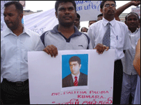 protesting medical staff
