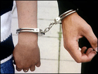 Homem algemado (imagem de arquivo)