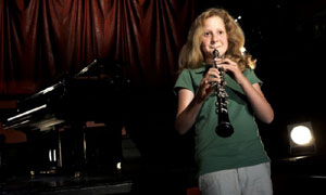 Classical Star: Lavinia, one of the youngest contestants, plays the Oboe