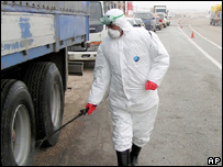 Dezinfektim i makinave në Turqi 