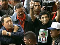 Chavez ve Maradona