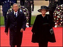 Moskova'daki törenler ardından Bush'un bir sonraki durağı Gürcistan