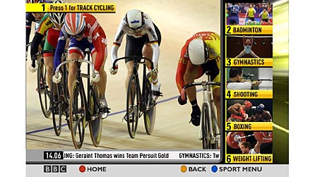 The Commonwealth Games on the BBC Red Button