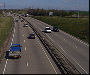 The A12 at Sandon