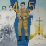 JERZY KEMPIK - HIS JOURNEY TO FREEDOM. This is a painting I had done of my dad in his Polish uniform. I have no pictures, seemed the next best thing. To his right are images of his life before and after the war, to his left are images of the ruins of the Abbey at Cassino and the monument of the 5th Division at Cassino between the two eagles each side of the gate into the Polish cemetery at Monte Cassino. JERZY KEMPIK - HIS JOURNEY TO FREEDOM. This is a painting I had done of my dad in his Polish uniform. I have no pictures, seemed the next best thing. To his right are images of his life before and after the war, to his left are images of the ruins of the Abbey at Cassino and the monument of the 5th Division at Cassino between the two eagles each side of the gate into the Polish cemetery at Monte Cassino.