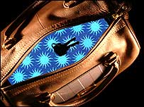 Bolsa que capta energia solar