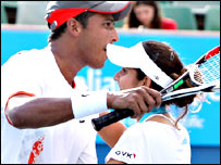 सानिया मिर्ज़ा और महेश भूपति