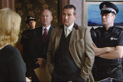 Gina, DCI Whiteside and police