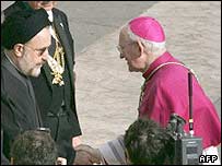 خاتمی در واتيکان