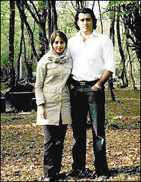 احمد باطبی و سميه بينات - عکس ارسالی از خبرنامه دانشگاه صنعتی اميرکبير