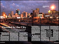 Cover feature mag spread