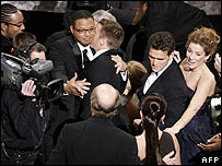 دست اندرکاران تصادف در مراسم اسکار