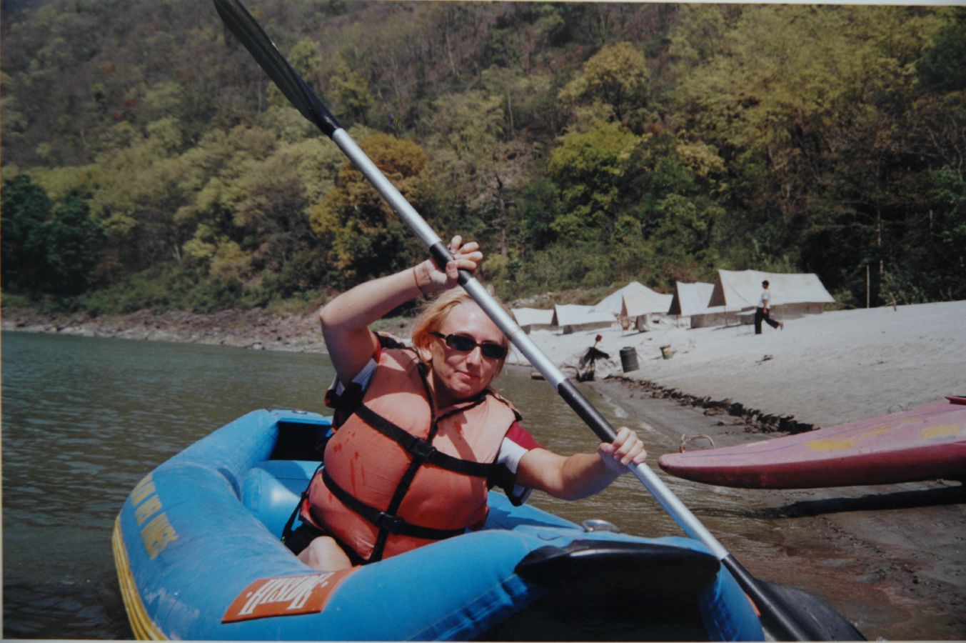 rafting on the river Ganga, near Rishikesh
