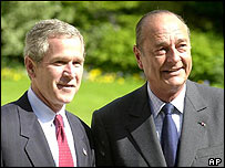 جارج بش اور ژاک شراک