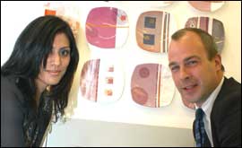 Humaira Kamran with MP Paul Farrelly