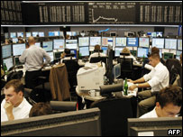 Frankfurt'taki Dax endeksi