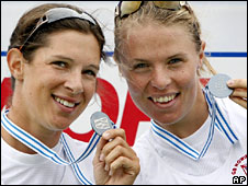 Vernon and Bebington with their medals
