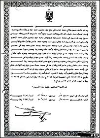 Documentul prezentat de acuzare