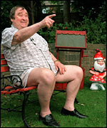 Bernard Manning in his pants