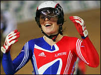 Victoria Pendelton won three golds for Team GB in Spain