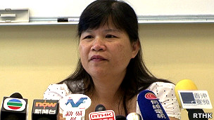 香港记者协会主席麦燕庭（香港电台图片3/7/2011）