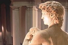 Michaelangelo's famous sculpture 'David'