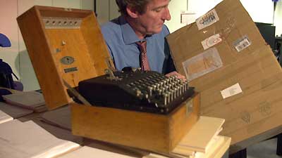 an image of the enigma machine.