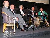 Picture: Actors from Dad's Army answer questions.